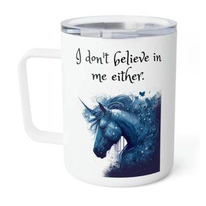 Unicorn Low Self-Esteem Insulated Coffee Mug, 10 oz.